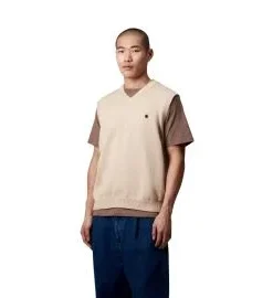Chaleco Carhartt WIP Madison Vest Sweater Fleur De Sel-Black