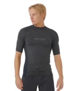 Rip Curl Dawn Patrol UPF Perf ss black marle licra