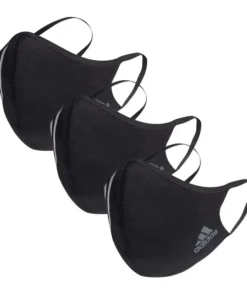 Pack 3 Mascarilla 3 bandas Adidas Negro