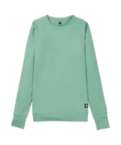 Burton midweight crew soft sage camiseta técnica de snowboard de mujer