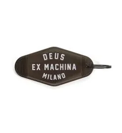 Llavero Deus Ex Machina Milano Key Tag Negro