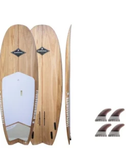 MINIMAL 7’6 Natural – Tabla stand up paddle SUP surf ala foil madera rígida