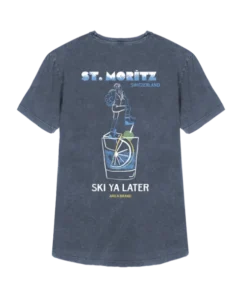 Arica St. Moritz Premium blue grey camiseta