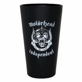 Vaso Independent x Motorhead Warpig Pint Glass 16oz Negro