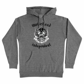 Sudadera con capucha Independent x Motorhead Warpig Sweatshirt Gris