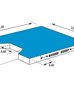 Nage Komi Special Judo 240x200x20cm Recorte Pies
