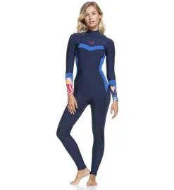 Neopreno Roxy 4/3mm Syncro GBS Chest ZiP Navy Nights