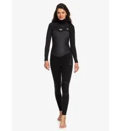 Neopreno Roxy Performance 5/4/3 con cremallera en el pecho y capucha