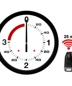 Reloj de boxeo inglés 3 min + 1 min – Control remoto inalámbrico