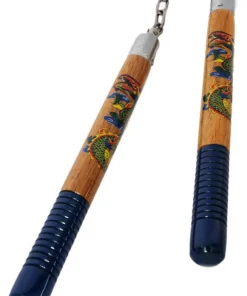 Nunchaku con Cadena de Madera Dragón