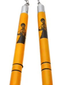 Nunchaku de Cadena de Madera Bruce Lee amarillo