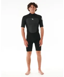Rip Curl Omega 2mm back zip spring black traje de neopreno