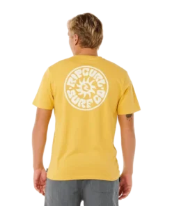 Rip Curl Pacific Rinse Circle ochre camiseta