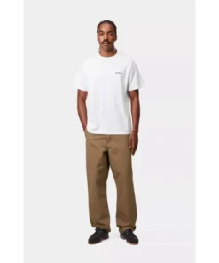 Pantalón Carhartt WIP Single Knee Hamilton Brown