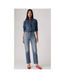 Pantalón Levi’s 501 Cropped Para Mujer