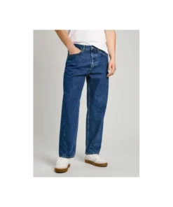 Pantalón Pepe Jeans Barrel Fit Loose Para Hombre