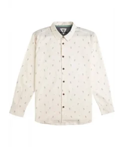 Vissla Paradise vintage white camisa