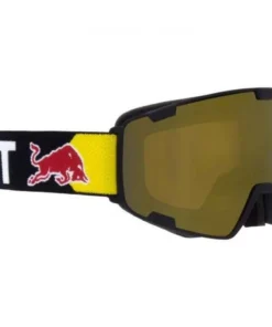 Red Bull Park M matte black brown gold mirror gafas de snowboard