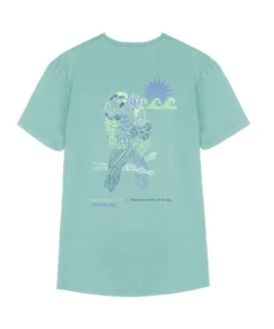 Arica Parrot Premium aqua camiseta