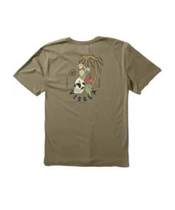 Vissla Parrodise pocket dark khaki camiseta