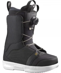Salomon Pearl Boa black white gold Botas de snowboard de mujer