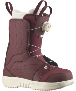 Salomon Pearl Boa tawny port/vanilla ice botas de snowboard de mujer