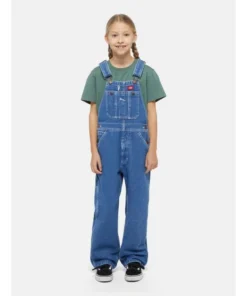 Peto Dickies Denim Stonewashed Para Niños