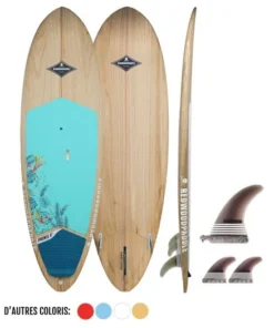PHENIX 10′ NATURAL – Tabla de paddle surf SUP madera rígida