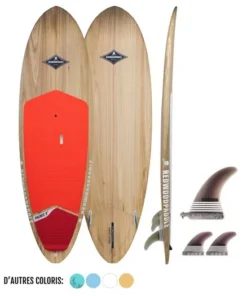 PHENIX 9′ NATURAL – Tabla de paddle surf SUP madera rígida