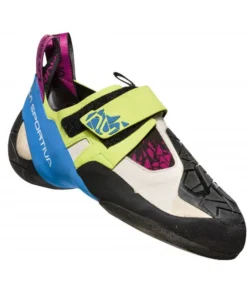 Pies de gato La Sportiva Skwama mujer Apple Green-Cobalt Blue