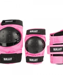 Bullet Triple Padset Standard Combo Junior pink protecciones de skate de niño