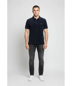 Polo Lavado Básico Para Hombre