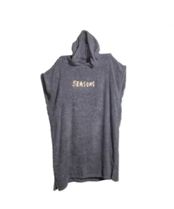Surf Poncho Niños Seasons Gris