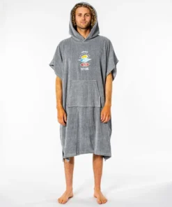 Poncho De Toalla Rip Curl Icons Grey