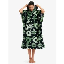 Poncho Surf Roxy Stay Magical Printed Hooded Towel Anthracite Roxy Pro