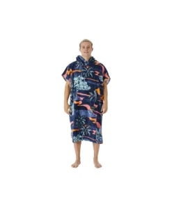 Poncho De Toalla Rip Curl Combo Print Navy/Orange