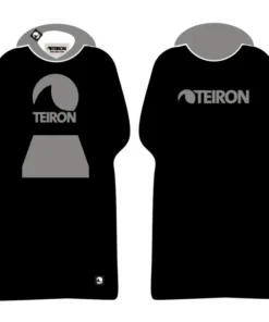 Poncho Teiron Unisex En Negro Y Gris
