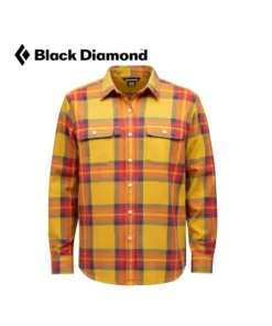 Project Twill Long Sleeve (Amber-Coral Red) – Camisa algodon manga larga – Black Diamond