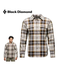Project Twill Long Sleeve (DK Cury-Off White) – Camisa algodon manga larga – Black Diamond