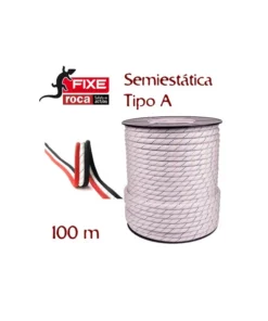 pro rope (blanca) bobina 100 m – cuerda semiestática para trabajos verticales – fixe/roca
