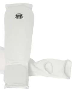 Espinilleras y Protectores de Pies de Algodón Suave Blanco