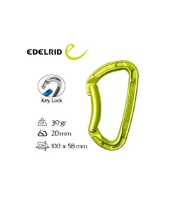 Pure Bent (oasis) – Mosquetón curvo – Edelrid