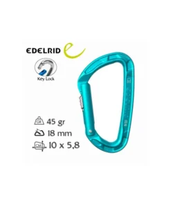 Pure Slider (Icemint) – Mosquetón cierre slider – Edelrid