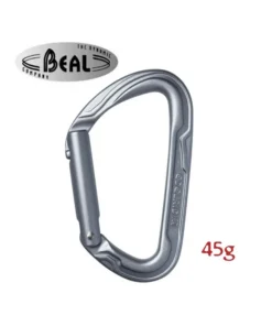 pure straight (silver) – mosquetón keylock recto – edelrid