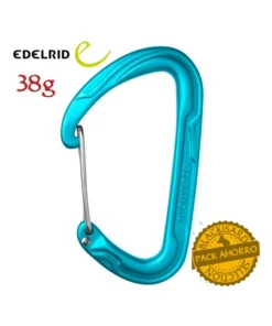 Pure Wire (Icemint) – Mosquetón gatillo alambre – Edelrid