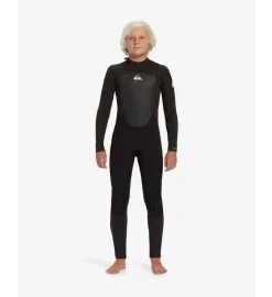Neopreno Quiksilver Boy Prologue 4/3mm Back Zip Negro (8-16 años)