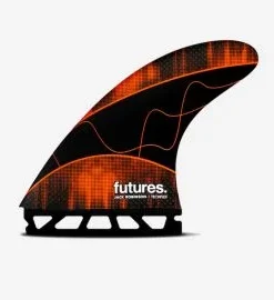 Quillas de Surf Futures Jack Robinson Techflex Orange Thruster Large