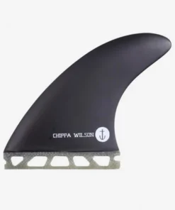 Quillas tri-fins single tab Captain Fin co Chippa New Bones black