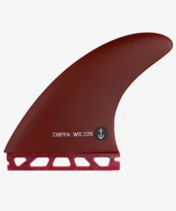 Quillas tri-fins single tab Captain Fin co Chippa New Bones burgundy