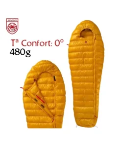 Radical 1Z Long Ultralight (Gold) – Saco de dormir de pluma – Pajak